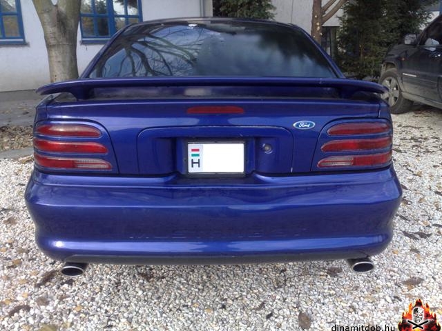 Ford Mustang Kék Sport Kipufogó 1.-kép